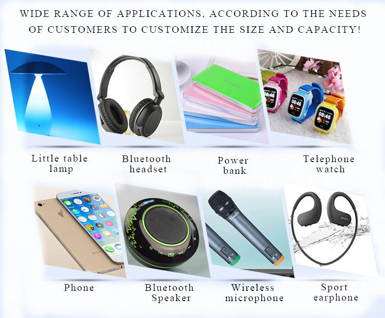 Rechargeable Lithium Polymer Battery Applications